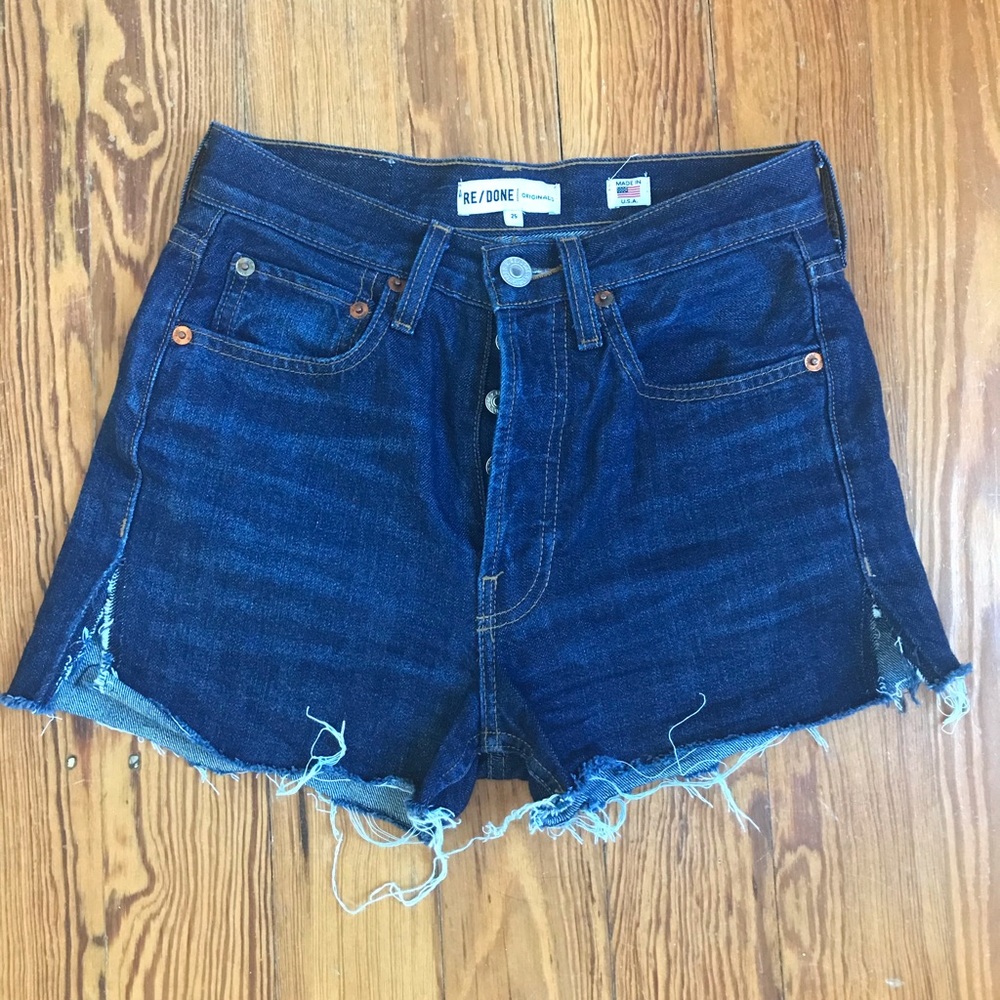 RE/DONE High Rise Cutoff  Shorts